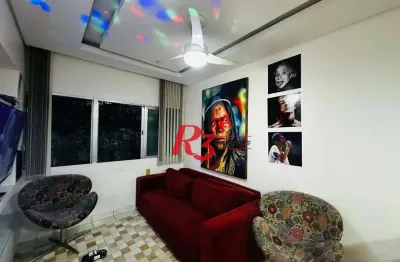 Apartamento com 1 dormitório à venda, 39 m² por r$ 354.000,00 - ilha porchat - são vicente/sp