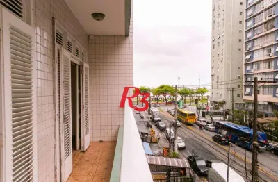 Apartamento com 2 dormitórios à venda, 117 m² por r$ 630.000,00 - boqueirão - santos/sp