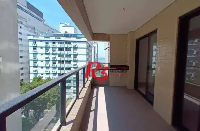 Apartamento com 2 dormitórios à venda, 75 m² por r$ 916.420,00 - josé menino - santos/sp