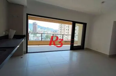 Apartamento com 2 dormitórios à venda, 75 m² por r$ 926.420,00 - josé menino - santos/sp