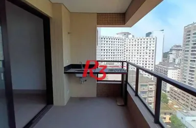 Apartamento com 2 dormitórios à venda, 75 m² por r$ 1.206.420,00 - josé menino - santos/sp