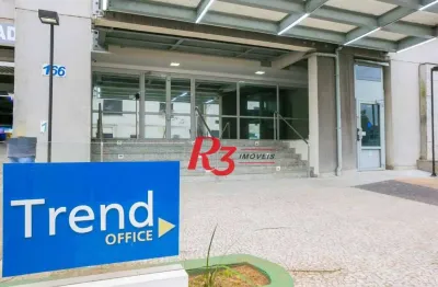 Sala para alugar, 42 m² por r$ 3.300,02/mês - vila matias - santos/sp