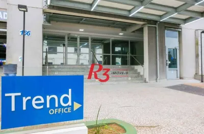 Sala para alugar, 42 m² por r$ 3.300,02/mês - vila matias - santos/sp