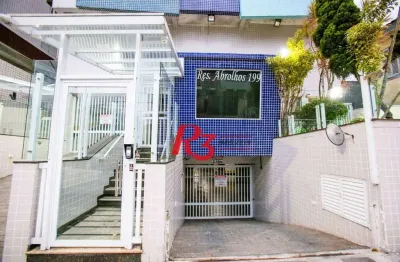 Apartamento à venda, 44 m² por r$ 450.000,00 - campo grande - santos/sp