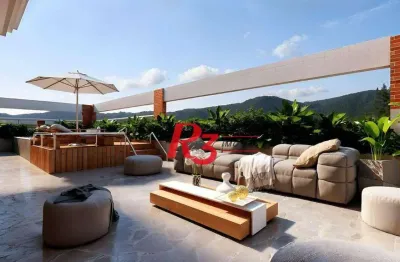 Cobertura com 3 dormitórios à venda, 323 m² por r$ 4.000.000,00 - canto do forte - praia grande/sp