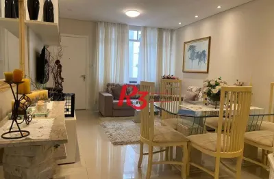 Apartamento com 2 dormitórios à venda, 90 m² por r$ 800.000,00 - gonzaga - santos/sp