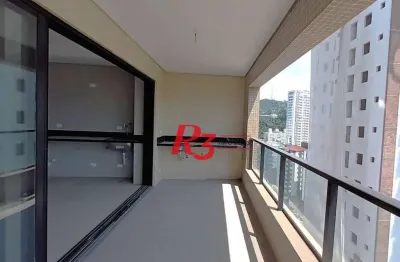 Apartamento com 2 dormitórios à venda, 75 m² por r$ 996.420,00 - josé menino - santos/sp