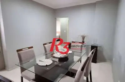 Apartamento à venda, 107 m² por r$ 1.150.000,00 - embaré - santos/sp