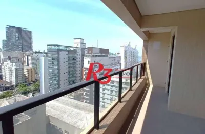 Apartamento com 2 dormitórios à venda, 75 m² por r$ 1.066.420,00 - josé menino - santos/sp