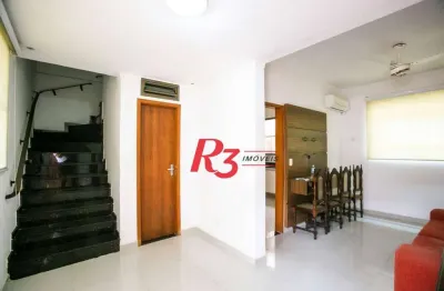 Sobrado com 3 dormitórios à venda, 92 m² por R$ 800.000,00 - Ponta da Praia - Santos/SP