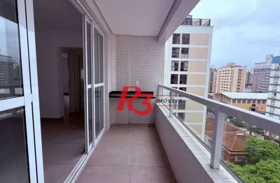 Apartamento com 2 dormitórios à venda, 104 m² por r$ 1.290.516,00 - boqueirão - santos/sp