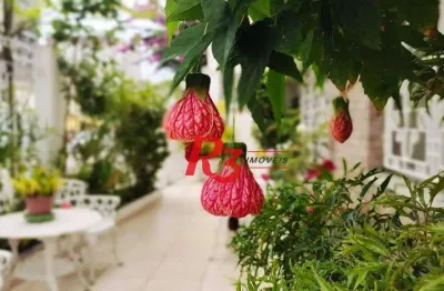 Sobrado com 4 dormitórios à venda, 222 m² por r$ 2.500.000,00 - ponta da praia - santos/sp