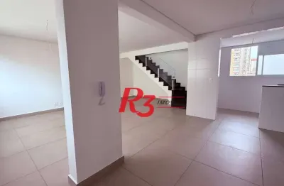 Cobertura com 3 dormitórios à venda, 220 m² por r$ 2.915.880,00 - boqueirão - santos/sp