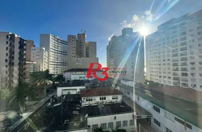 Apartamento com 3 dormitórios para alugar, 117 m² por r$ 7.500,00/mês - ponta da praia - santos/sp
