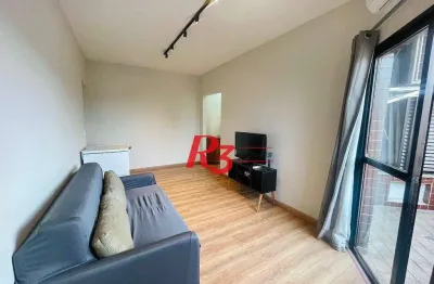 Apartamento para alugar, 51 m² por r$ 3.200,00/mês - vila matias - santos/sp