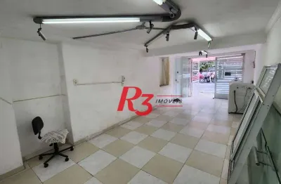 Loja para alugar, 50 m² por r$ 3.500,00/mês - embaré - santos/sp