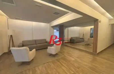 Apartamento com 2 dormitórios à venda, 77 m² por r$ 950.000,00 - gonzaga - santos/sp