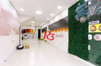 Loja para alugar, 40 m² por r$ 4.000,00/mês - embaré - santos/sp