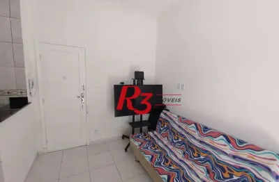 Kitnet com 1 dormitório à venda, 47 m² por r$ 300.000,00 - embaré - santos/sp