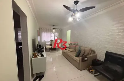 Apartamento com 2 dormitórios à venda, 81 m² por r$ 502.000,00 - campo grande - santos/sp