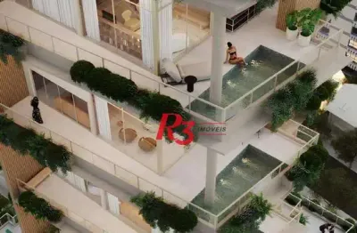 Apartamento com 4 suítes à venda, 319 m² por r$ 8.500.000 - ponta da praia - santos/sp