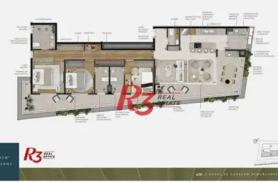 Apartamento à venda, 145 m² por r$ 2.326.913,98 - ponta da praia - santos/sp