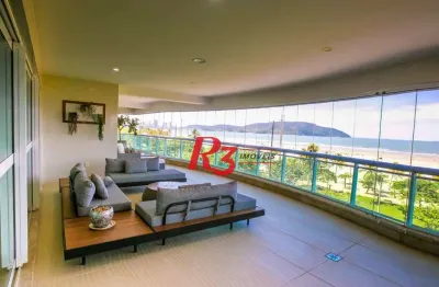 Apartamento à venda, 475 m² por r$ 14.000.000,00 - gonzaga - santos/sp
