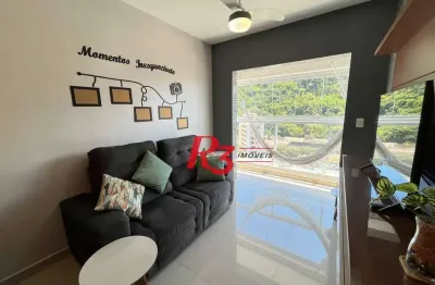 Apartamento com 2 dormitórios à venda, 54 m² por r$ 645.000,00 - vila matias - santos/sp