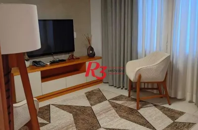 Apartamento à venda, 100 m² por r$ 695.000,00 - boqueirão - santos/sp