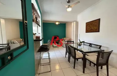Apartamento com 2 dormitórios à venda, 57 m² por r$ 469.000,00 - boqueirão - santos/sp