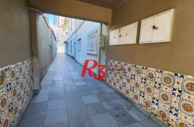 Sobrado com 2 dormitórios à venda, 80 m² por r$ 400.000,00 - campo grande - santos/sp