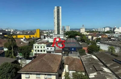 Sala para alugar, 112 m² por r$ 4.500,00/mês - gonzaga - santos/sp