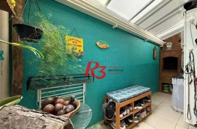 Village com 3 dormitórios à venda, 110 m² por r$ 700.000,00 - josé menino - santos/sp