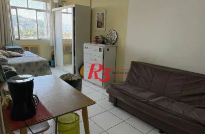 Apartamento com 1 dormitório à venda, 35 m² por r$ 300.000,00 - centro - são vicente/sp