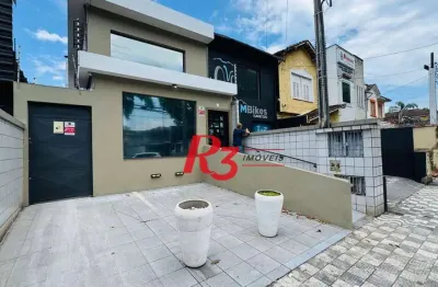 Sobrado para alugar, 350 m² por r$ 7.730,00/mês - vila matias - santos/sp