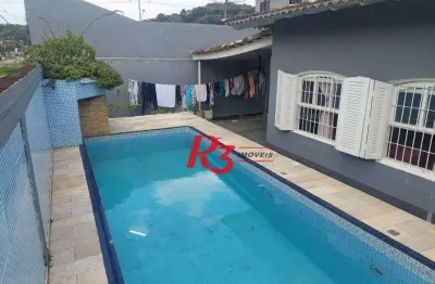 Casa com 4 dormitórios à venda, 375 m² por r$ 695.000,00 - balneário praia do pernambuco - guarujá/sp