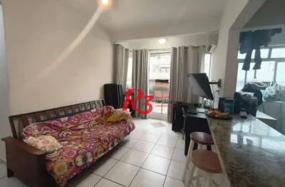 Apartamento à venda, 65 m² por r$ 390.000,00 - boqueirão - santos/sp