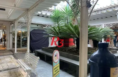 Loja para alugar, 24 m² por r$ 10.260,00/mês - boqueirão - santos/sp