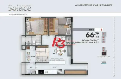 Apartamento com 2 dormitórios à venda, 66 m² por r$ 490.000,00 - campo grande - santos/sp