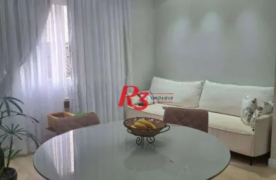 Apartamento à venda, 58 m² por r$ 490.000,00 - encruzilhada - santos/sp