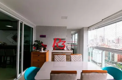 Apartamento à venda, 125 m² por r$ 1.750.000,00 - boqueirão - santos/sp