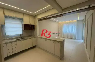 Apartamento com 2 dormitórios à venda, 93 m² por r$ 650.000,00 - boqueirão - santos/sp