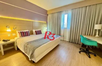 Apartamento com 1 dormitório à venda, 25 m² por r$ 365.000,00 - gonzaga - santos/sp