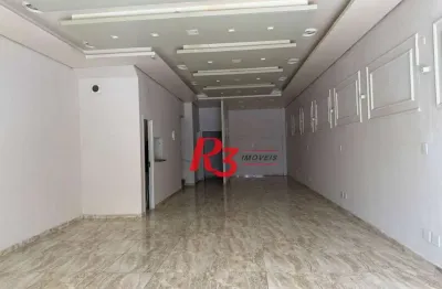Loja para alugar, 127 m² por r$ 22.436,00/mês - gonzaga - santos/sp