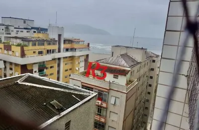 Apartamento com 2 dormitórios à venda, 55 m² por r$ 415.000,00 - gonzaga - santos/sp