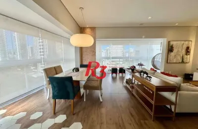 Apartamento com 3 dormitórios, 160 m² - venda por r$ 2.150.000,00 ou aluguel por r$ 15.764,00/mês - boqueirão - santos/sp