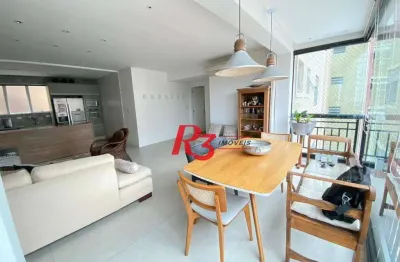 Apartamento com 3 dormitórios à venda, 138 m² por R$ 1.810.000,00 - Gonzaga - Santos/SP