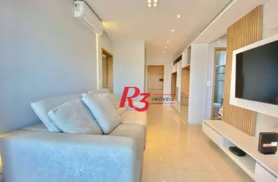 Apartamento com 2 dormitórios à venda, 66 m² por R$ 1.150.000,00 - Boqueirão - Santos/SP