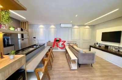 Apartamento com 2 dormitórios à venda, 77 m² por r$ 1.140.000,00 - ponta da praia - santos/sp