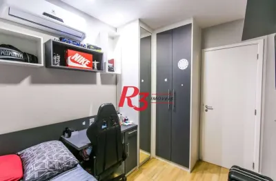 Apartamento com 3 dormitórios à venda, 84 m² por r$ 840.000,00 - marapé - santos/sp